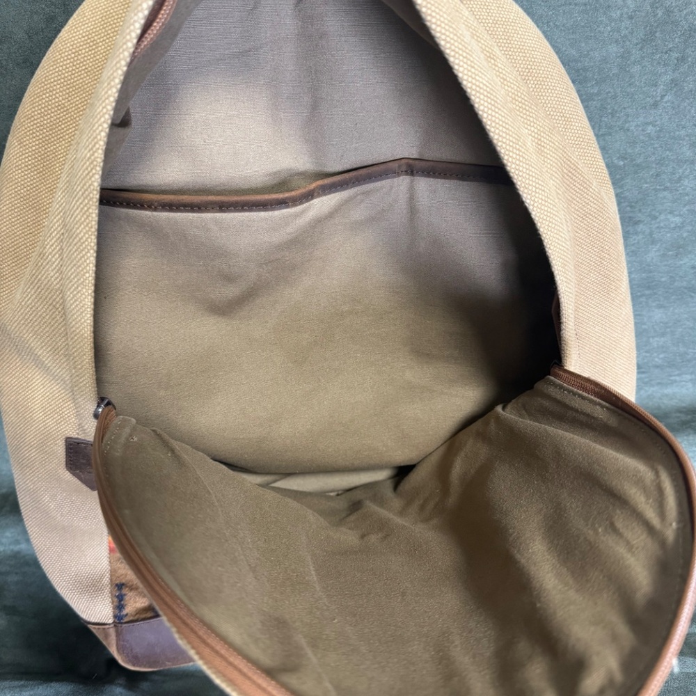 Pendleton Harding Tan Canvas Western Backpack - image 5
